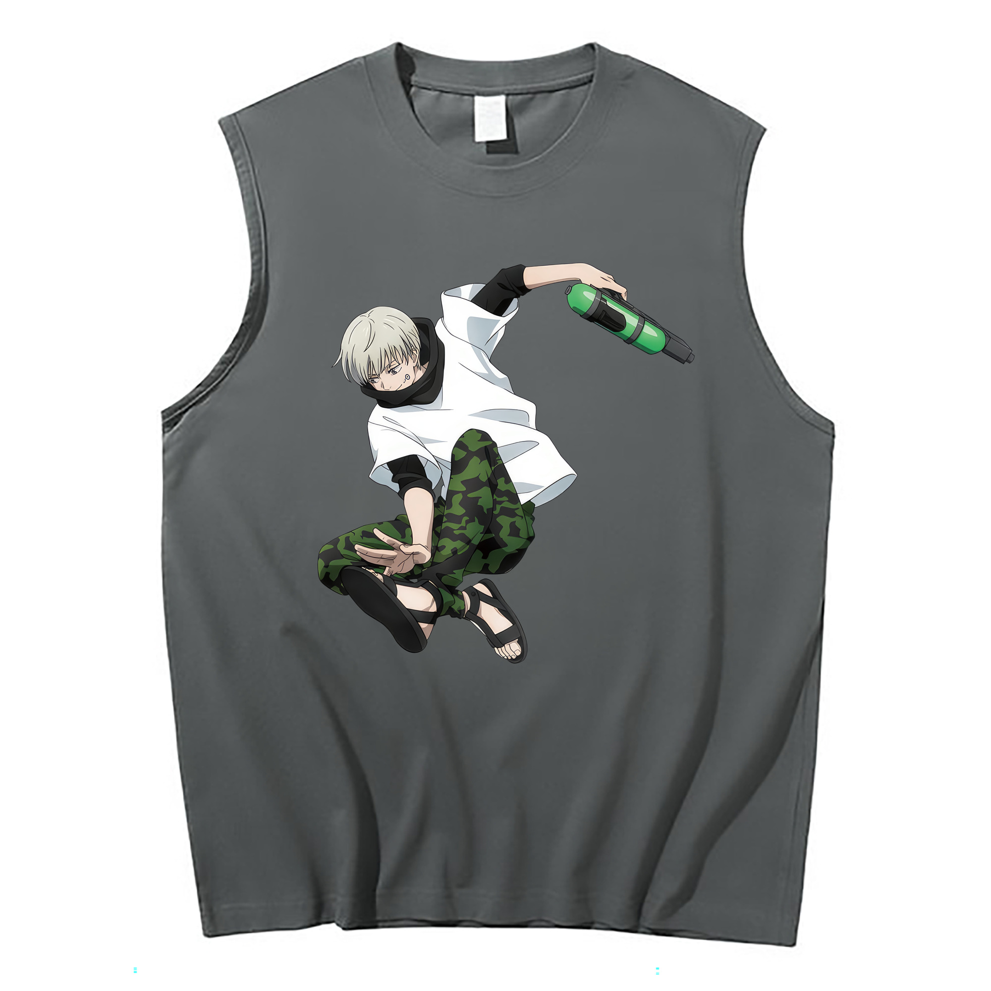 （画像用） 呪術廻戦 Jujutsu Kaisen コットン100％タンクトップ（フロントプリント）